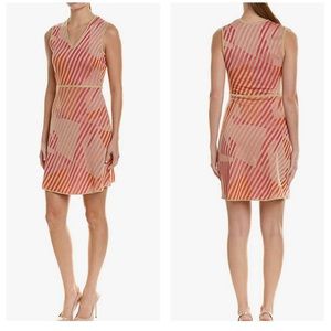 M Missoni Women's Geometric Jacquard Vneck Dress Size 42